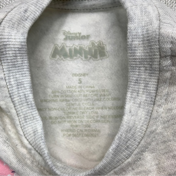 Disney Little Girls Sweatshirt and Legging Set Size 5 - Picture 9 of 9